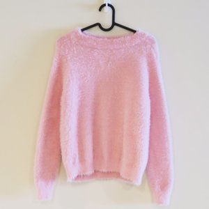 Pink Fuzzy Women’s Sweater.  Size XS. Great condition